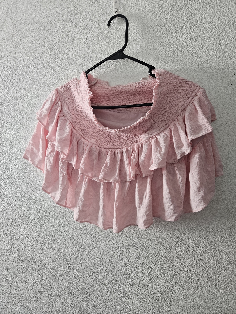 Simply Southern Pink Tiered Ruffle Skater Skirt